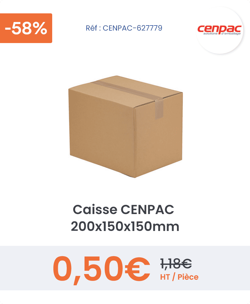 Offre négociée carton emballage Cenpac