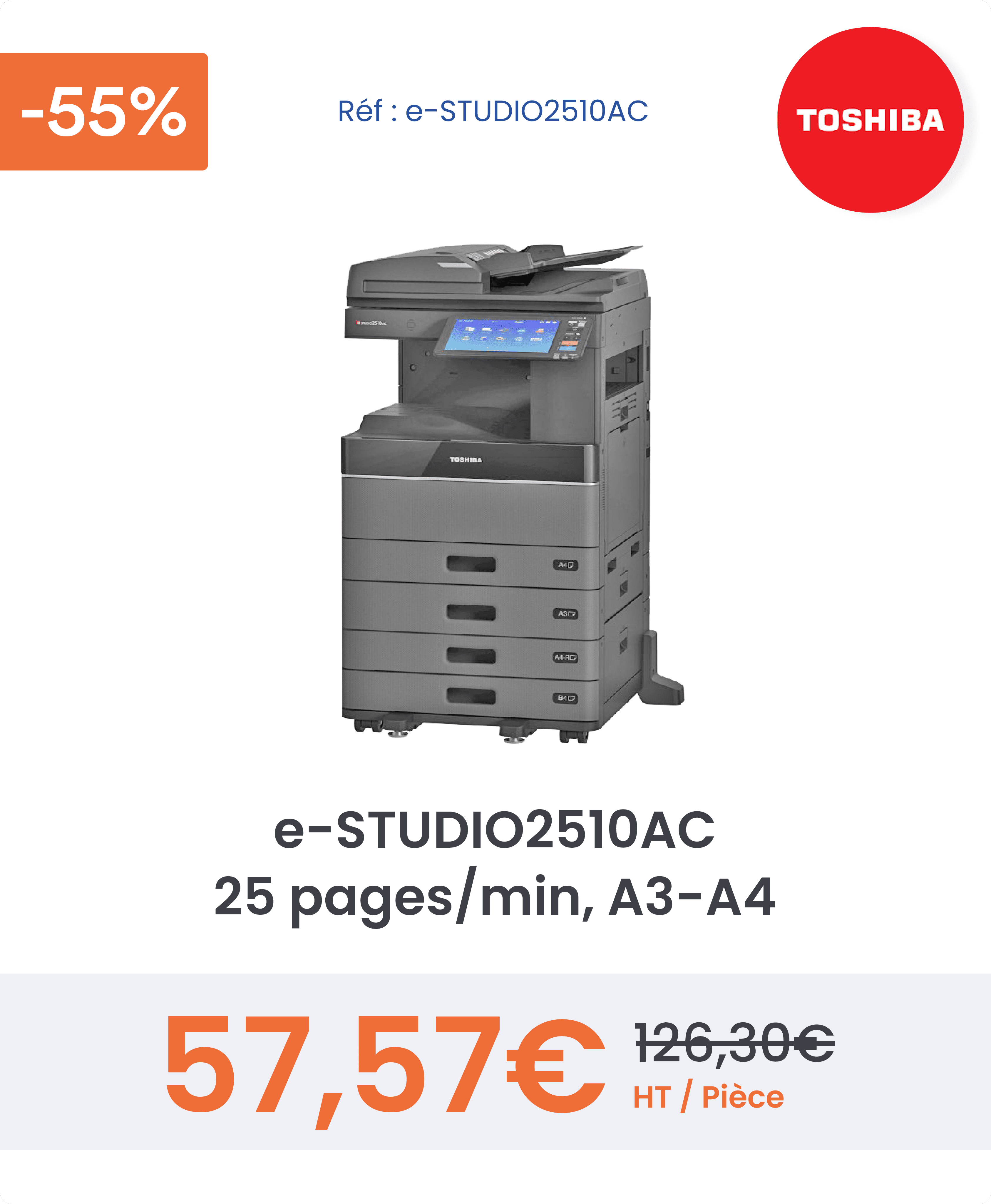 Offre négociée sur le photocopieur Toshiba e-studio2510AC