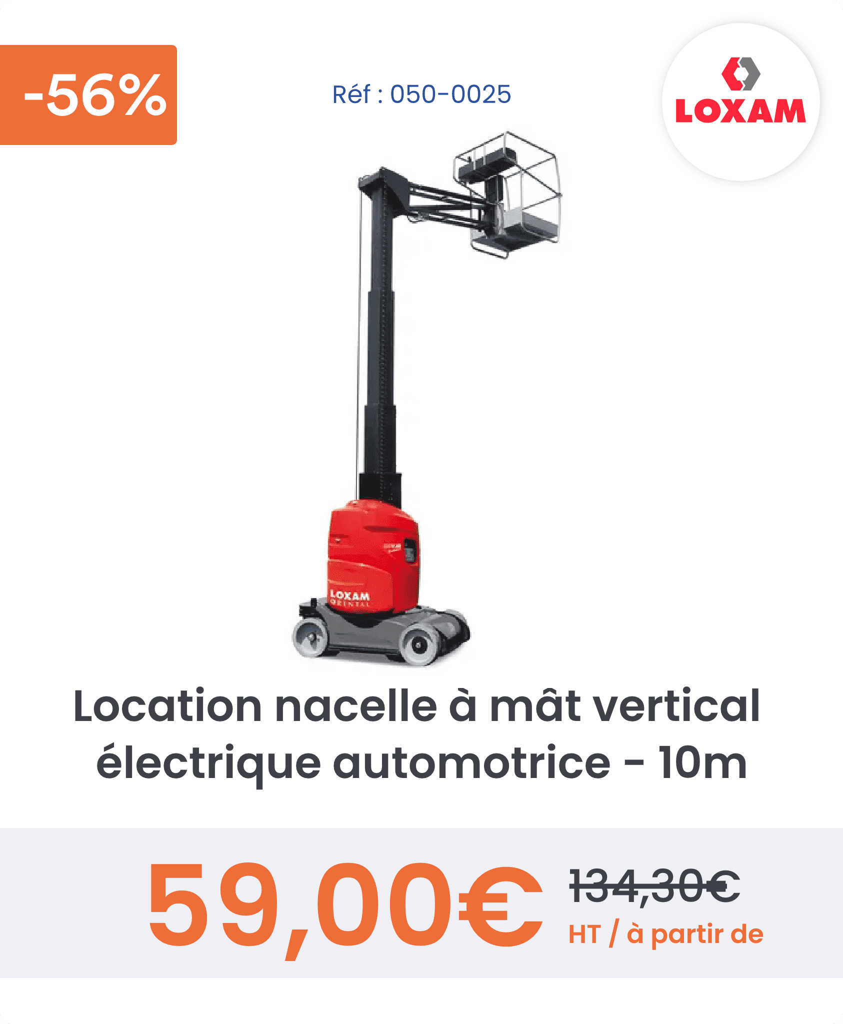 Offre négociée loxam