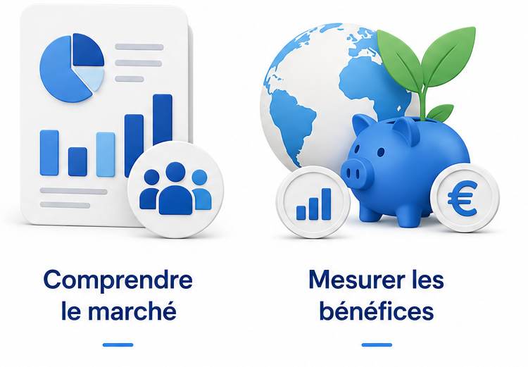 Icône illustrant la deuxième partie du webinaire Recommerce