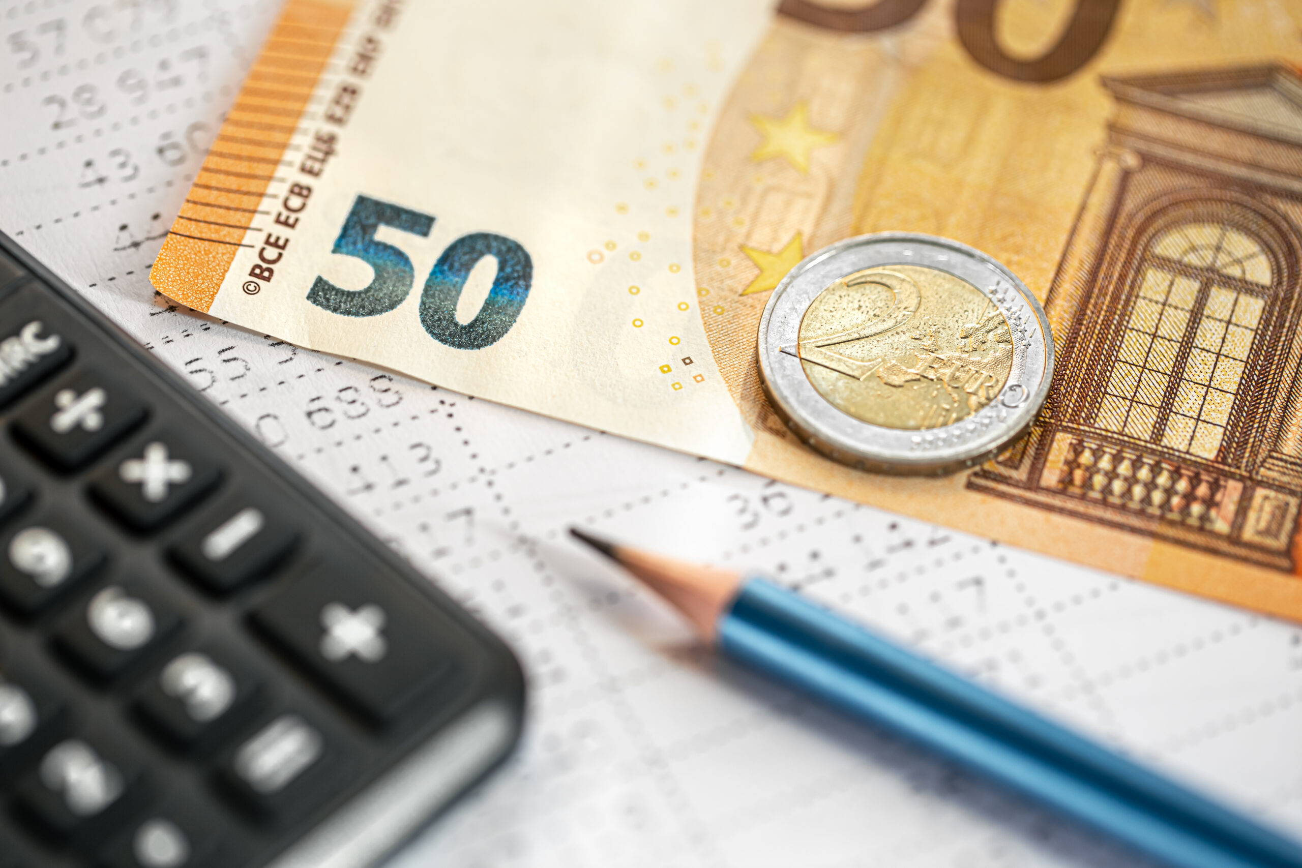 Argent en espèce lors de calcul de compte